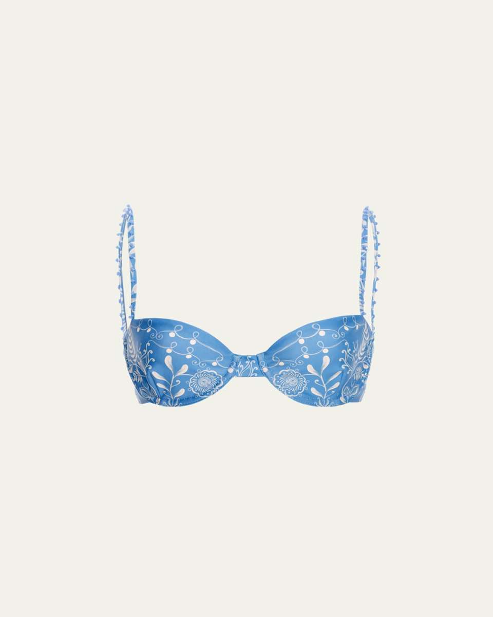 Magdalena Floritura Bikini Top
